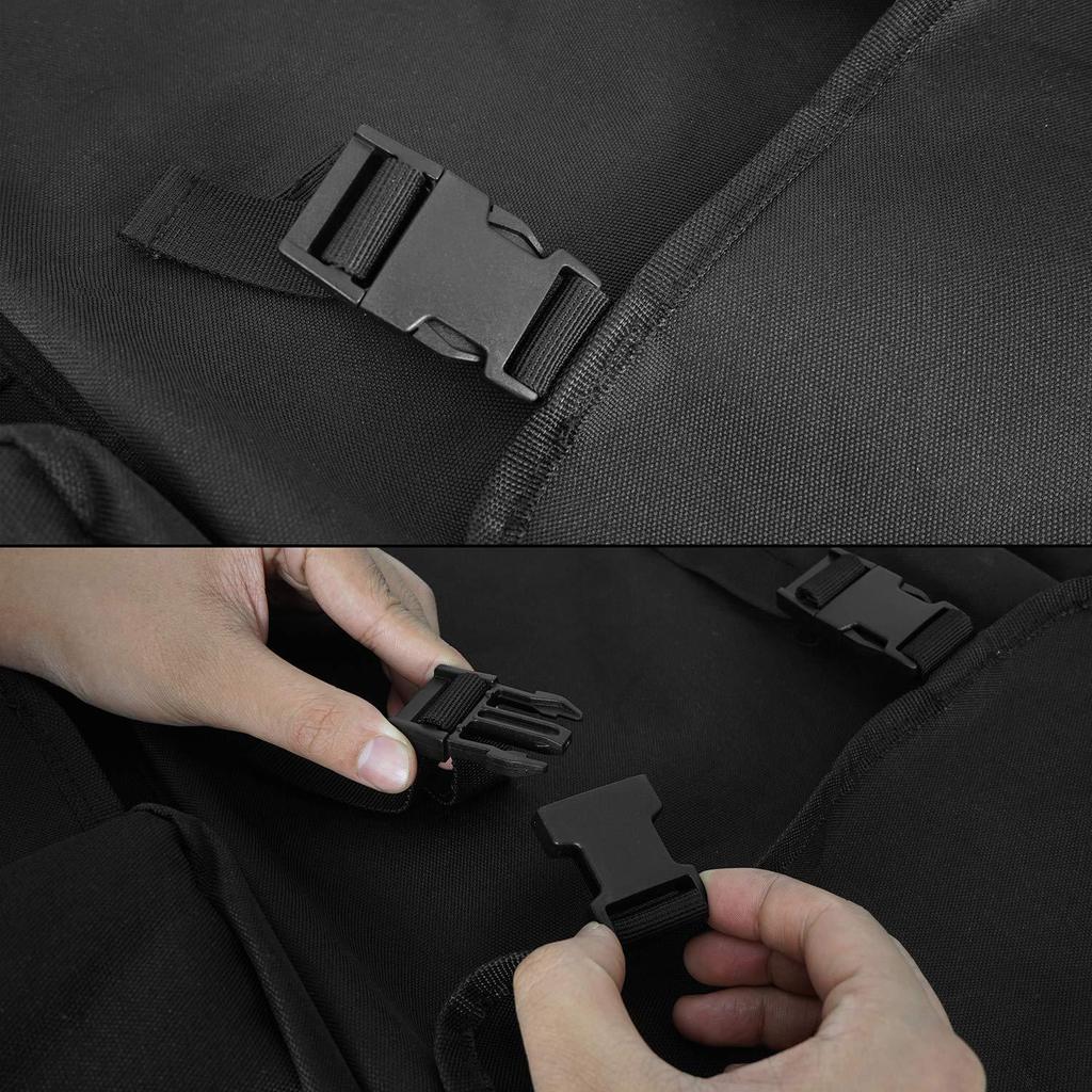 Large Capacity Tool Kits Cargo Bag Organizers Holder Back Seat Bag for 2007-2021 Jeep Wrangler JK/JL Rear Seat Cargo Net Storage