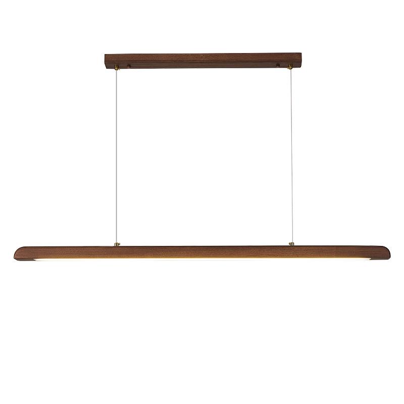 White Ash Solid Wood Zen Chandelier for Dining Room, Tea Room, Bar Counter, or Office Desk