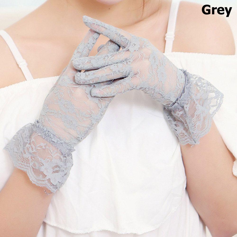 Fashion Wedding Full Finger Gloves Lace Gloves Party Dressy Gloves Driving Mittens Bride Gloves