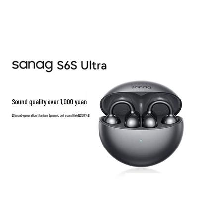 Беспроводные наушники-клипсы для ушей SANAG S6S Ultra AI Sport