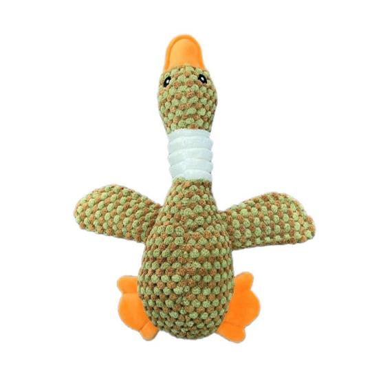 Dog Teething Toy Wild Goose Chew Toy Mental Stimulation Dog Toy Tough Fabric Puppy Teething Relief Toy