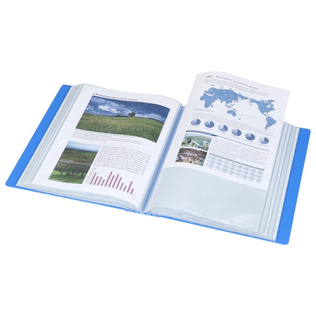 Файл KOKUYO Прозрачный Файл Волнорезный Фиксированный Тип А4 Вертикальный La-T590B