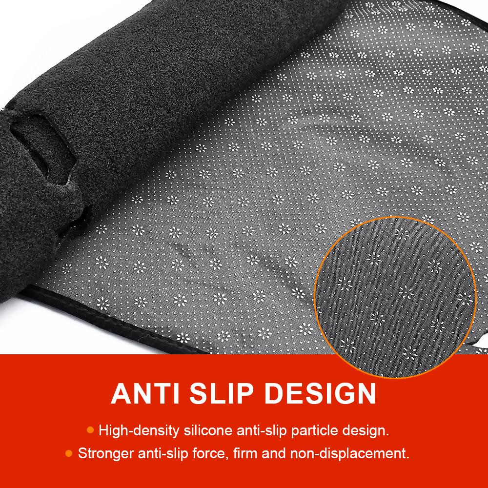 Коврик на панель приборов Dash Mat Dashmat Покрытие на приборную панель Защита от солнца Покрытие на приборную панель Ковер от УФ-лучей Для Ford F150 F250 F350 F450 F550 1992-1994 1995 1996