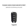 Чехол-футляр для автомобильного ключа для Peugeot 208 2008 308 3008 508 408 Citroen C3 C4 C5 C6 C8 Кожаный Защищенный корпус для автомобильного ключа Замена Оболочка Брелок