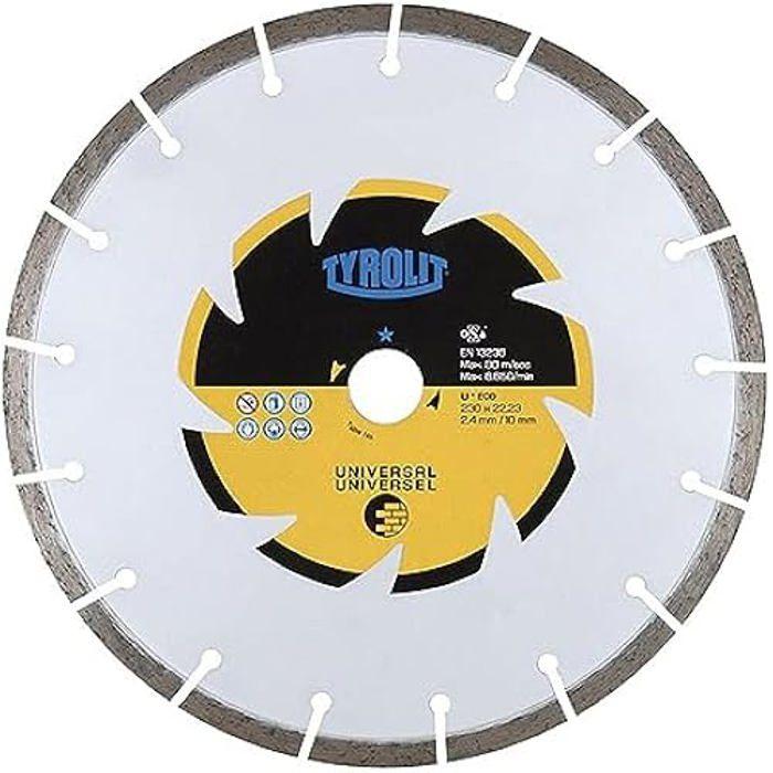 TYROLIT – Disque Diamant Universel 230 x 2,4 x 22,2 609177