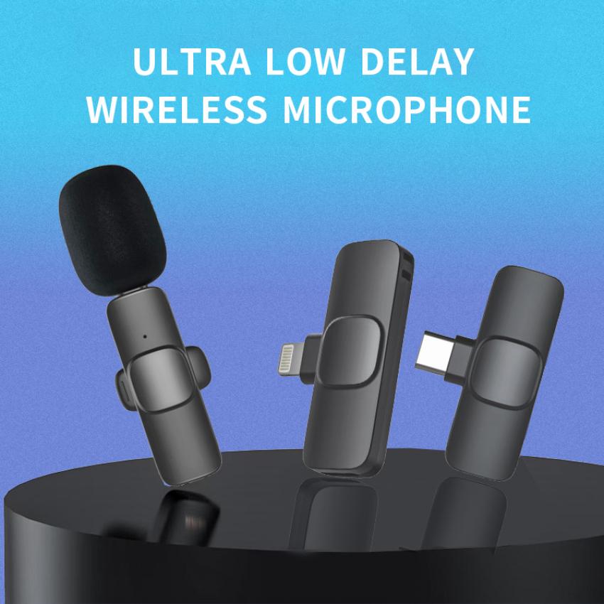 Wireless Lapel Microphone One Tow Two Outdoor Mobile Phone Live Radio High Quality Noise Reduction Lapel Microphone