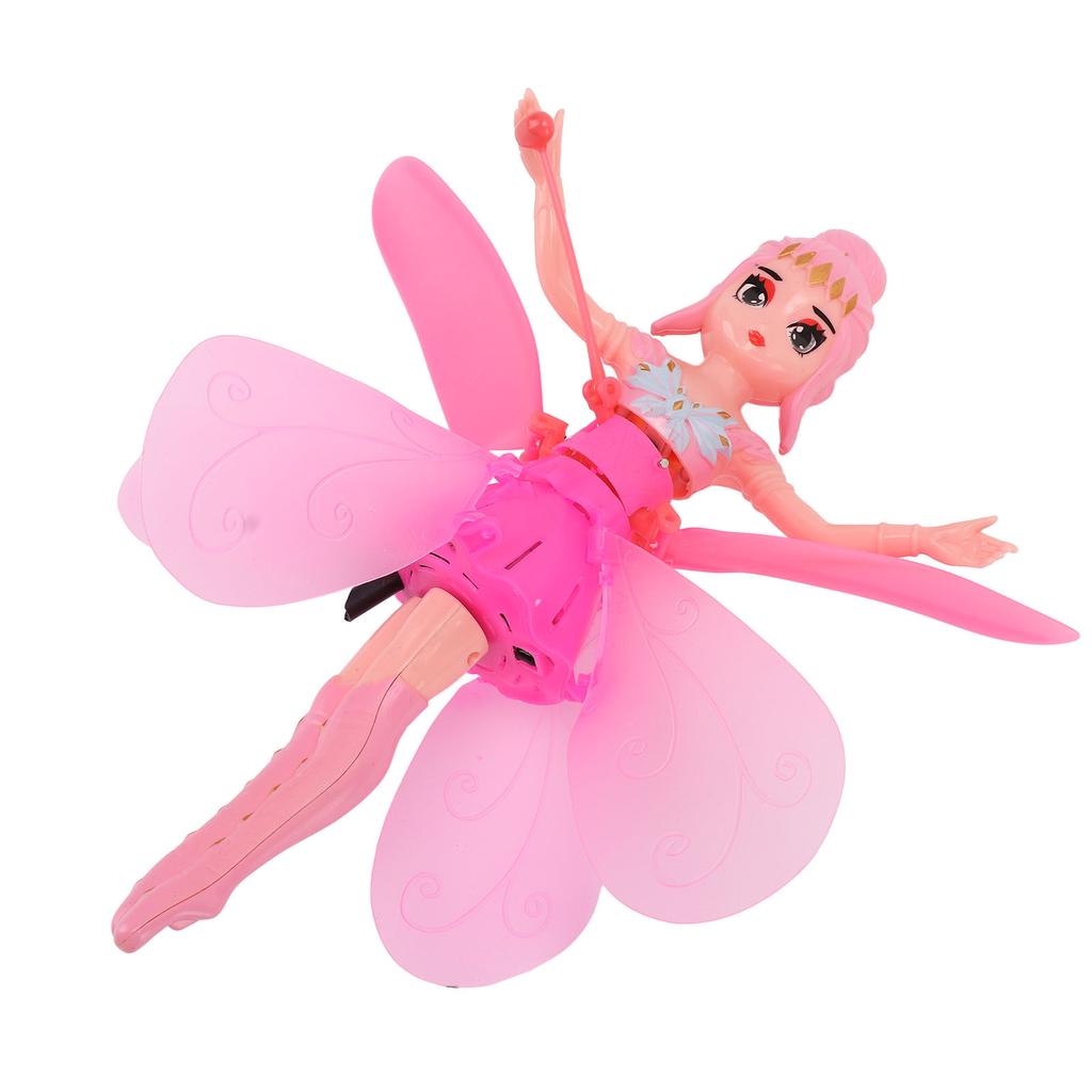 Летающие Девочки Игрушки Интеллектуальная Индукция Автоматическая Защита от Отключения Питания Летающие Куклы для Начинающих Детей Розовый