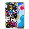 Graffiti Fashion Cool Phone Case For Xiaomi Redmi Note 15 14 13 12S 12 Pro Plus 11S 11E 11 11T 10S 10 Art Soft Pattern Cover Red