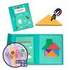 Genie Mac Tangram Magnetic Book Magnetic Tangram Play Tangram, Korean Popular Puzzles