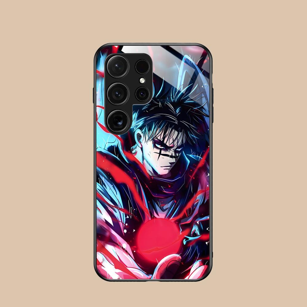 Чехол для мобильного телефона Jujutsu Kaisen Choso для Samsung Galaxy S26 S25 S24 S23 S22 S21 S20 Note20 Plus FE Ultra Стеклянный Цветной Чехол