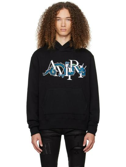Унисекс толстовка с капюшоном Amri Design с принтом из букв - Модный европейский и американский стиль High Street
