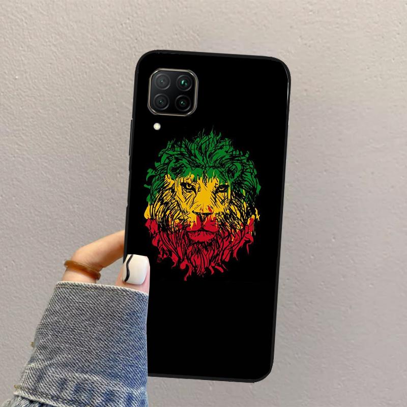 Rastafarian Lion For Huawei Nova 10 9 SE 8i 11i 12i 12s Y60 Y61 Y70 Y90 Y72 Y73 Y91 P60 Pro P40 P30 Lite Case