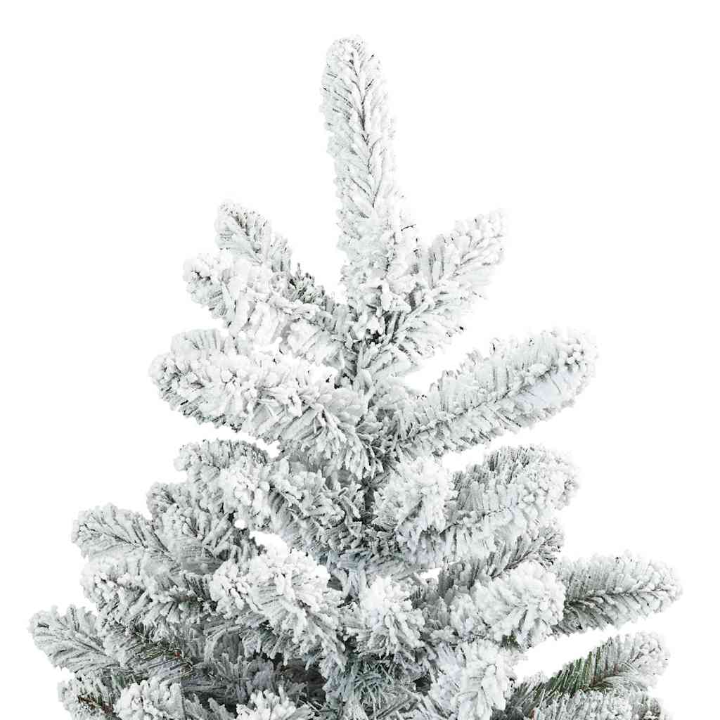 Artificial Foldable Christmas Tree White 150 cm PVC and Steel