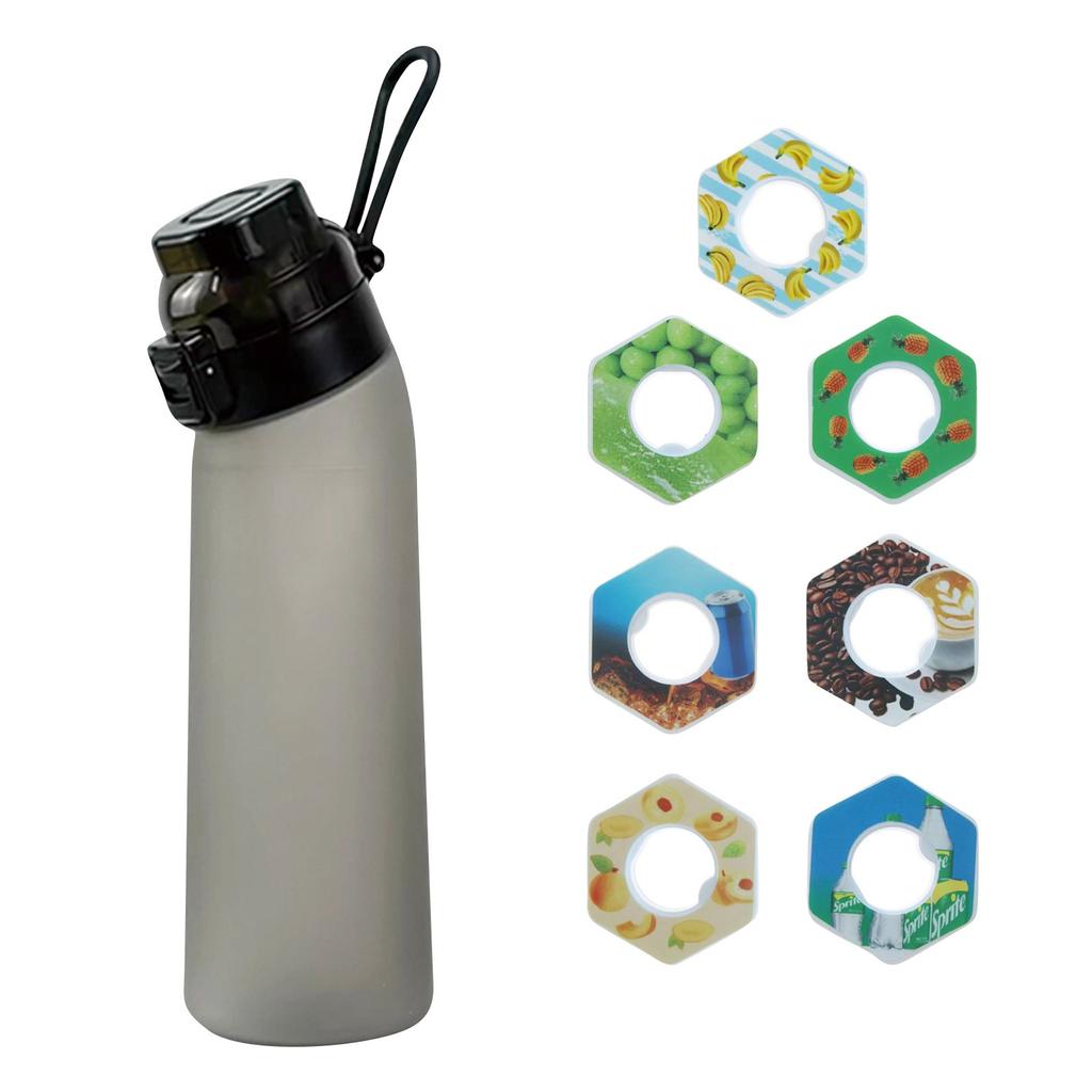 Бутылка 700 мл, обновленный набор бутылок для воды с соломинкой из 7 капсул, бутылка для воды на открытом воздухе