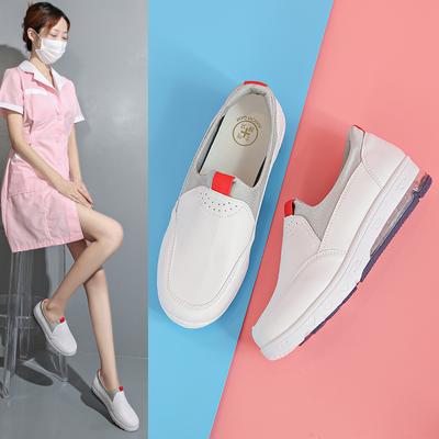 Женская осенне-зимняя обувь для медсестер, дышащая, с мягкой подошвой и воздушной подушкой, не утомляющая ноги, на платформе, белая обувь, для салона красоты, медицинская рабочая обувь, в наличии