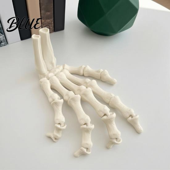 Жуткие готические акценты для комнаты Хэллоуин Скелетные руки 3D-печатная модель костей руки Реалистичный творческий декор для праздничной атмосферы Жуткий костяной коготь