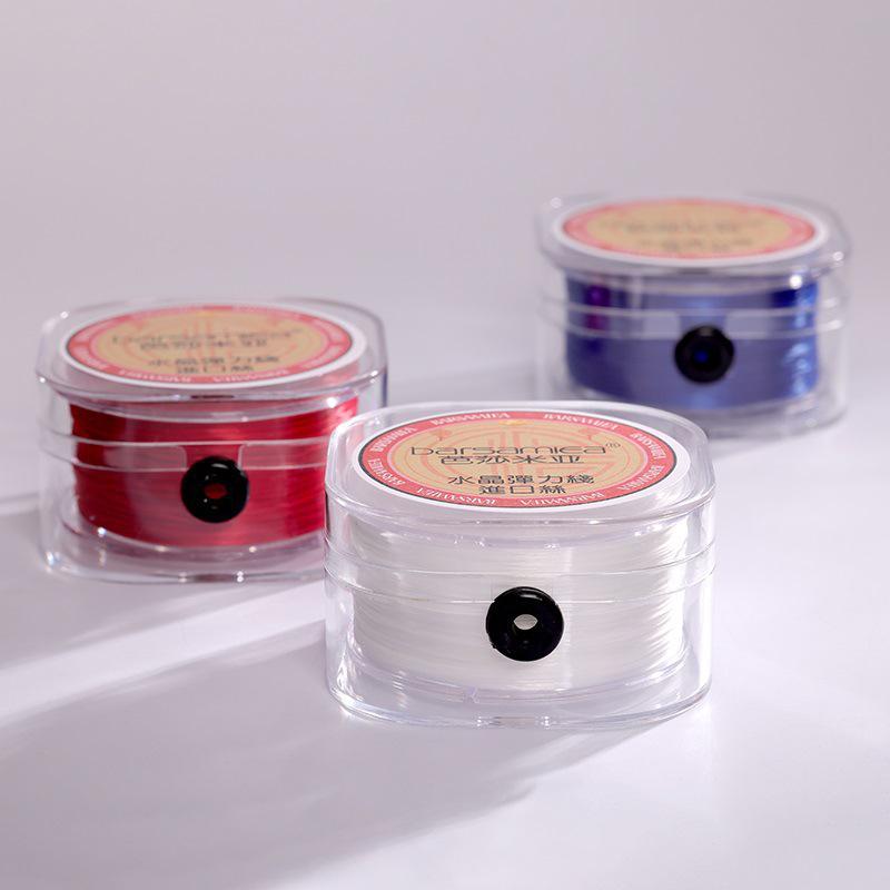 Импортный японский эластичный шнур для браслетов - Прочная резиновая леска для нанизывания хрустальных бусин Вэньвань