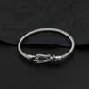 Fashionable Wire Horseshoe Stainless Steel Gold-plated Women's Bracelet Waterproof and Non-fading Bracelet Gift for Wife