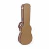 Crossrock Wooden Ukulele Case for 30/31-inch Baritone Ukuleles | Stainless Steel Latch, Sponge Interior, Storage Space, Vinyl Tweed (CRW600BUTW)
