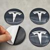 Автомобильная наклейка 2025 Новая Tesla 4 шт. 56 мм Колпачок Tesla Центральный колпачок ступицы Логотип Высококачественная наклейка для Tesla Model 3 Y S X Персонализированный автомобиль