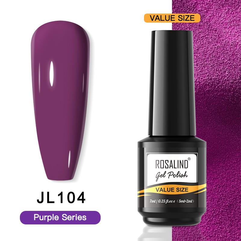 ROSALIND Гель-лак для ногтей, 40 цветов, полуперманентный маникюр, гель-лаки для дизайна ногтей, гибридное базовое верхнее покрытие, гель-лак 15 мл