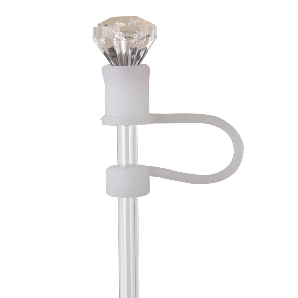 Аксессуары для чашек Пылезащитный колпачок для соломинок в форме ромба Силиконовая заглушка для бутылок с соломинкой