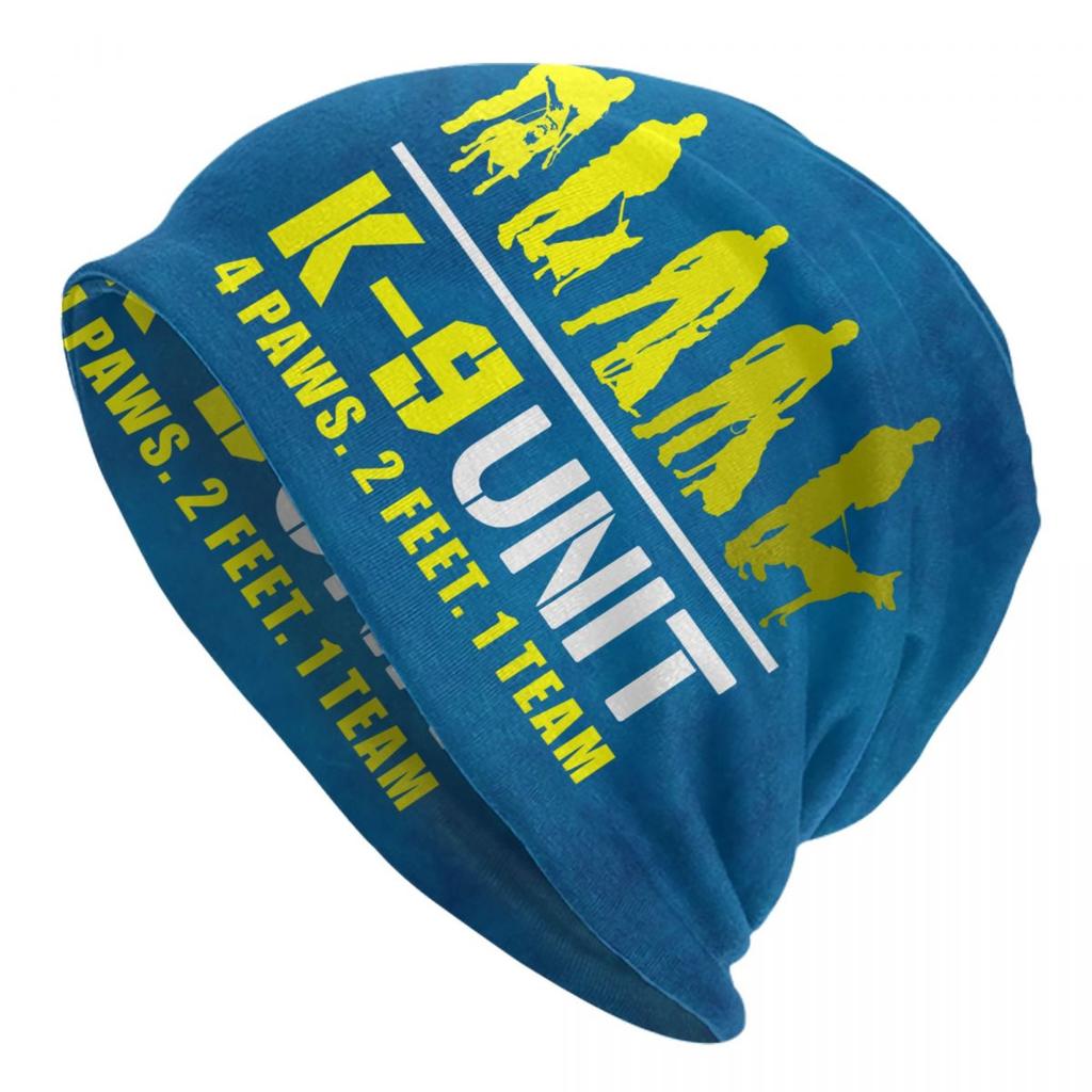 K9 Handler Dog Skullies шапки шапки для унисекс женщин унисекс модная зимняя теплая вязаная шапка для взрослых бельгийский малинуа капот шапки