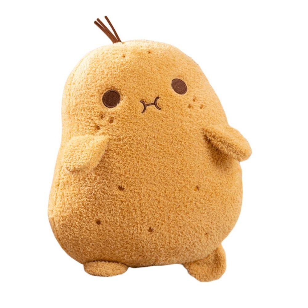 Fluffy Small Potato Plush Doll Plush Stuffed Plant Spud Throw Pillow Kids Birthday Gifts