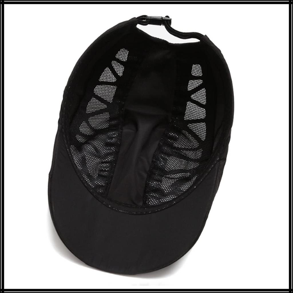 Охотничья сетчатая кепка с логотипом, беговая спортивная, легкая, быстросохнущая CA500 [Белый Клык] Мужская (черный)