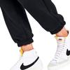 Nike Женские спортивные штаны Phoenix Fleece с высокой талией, свободные, черные/парусные, женская уличная одежда DQ5887-010