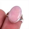 Natural Pink Opal Gemstone 925 Solid Sterling Silver Jewelry Ring Size 5.5 J5g52