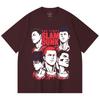 230 Gsm 100% Cotton Slam Dunk V6 Print Unisex Heavy Cotton T Shirt