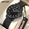SANDA Top Brand New Watches Fashion Silicone Analog Quartz Wristwatch Baseball Sports Waterproof Boy Girl Casual Student Clock