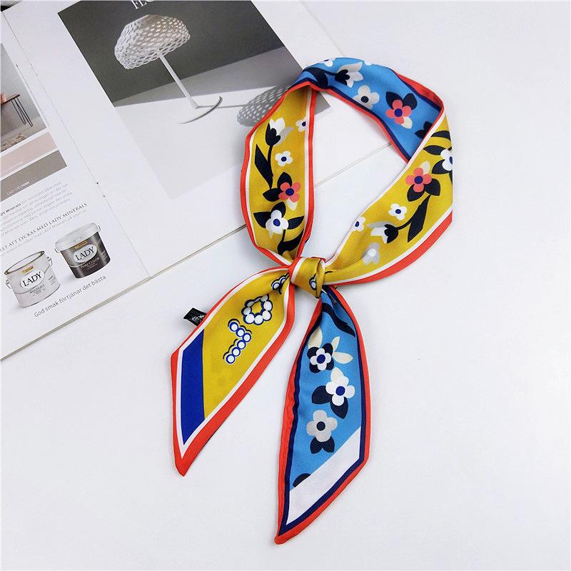New Scarves Silk Scarves Women'S Spring And Autumn Season Long Decorative Professional Scarves Summer Thin Styles Paired With Shirts Stylish