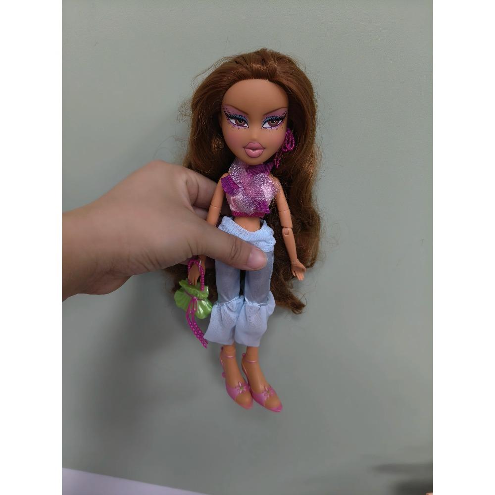 Голова Тело Одежда Меховые Топы Пальто Bratz Для Куклы 30 см