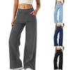 Женские джинсы с высокой посадкой и широкими штанинами, эластичные джинсы, широкие прямые штанины, эластичные, мешковатые, модные, свободные джинсовые брюки, лето