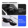XWOWN1 2025 Hot Car Glasses Holder Sun Visor Clip Suede Eyeglasses Hanger For BMW E70 E91 E30 G30 E53 M3 M5 X6 X4 X7 E92 E93 X1 X3 X5 QQ11