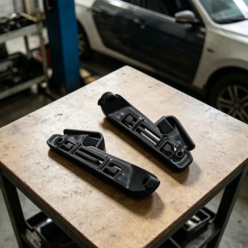 For BMW E92 For E93 For LCI 2007-2013 Front Bumper Bracket Pair 51117156555 51117156556 Direct Replacement Plastic Parts