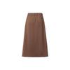 Nike Women'ss High-Waisted Skirt Brown (Unisex) Casual Long Skirts DM6169 215