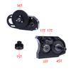2Low CNC Gearbox Middle Transmission Box with Overdrive Gear For LCG 1/10 RC Crawler Axial SCX10 III II 90046 Capra TRX4 Upgrade