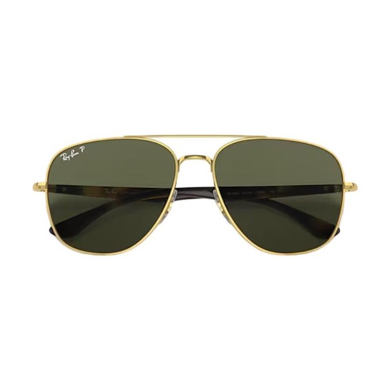 RAYBAN Metal Square Sunglasses Unisex Couple Style 001/58 56-15 RB3683