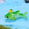 Миниатюрные фигурки морских животных, набор из 10 шт., для декора аквариумов и вечеринок по случаю дня рождения, включая смоляных китов, морских