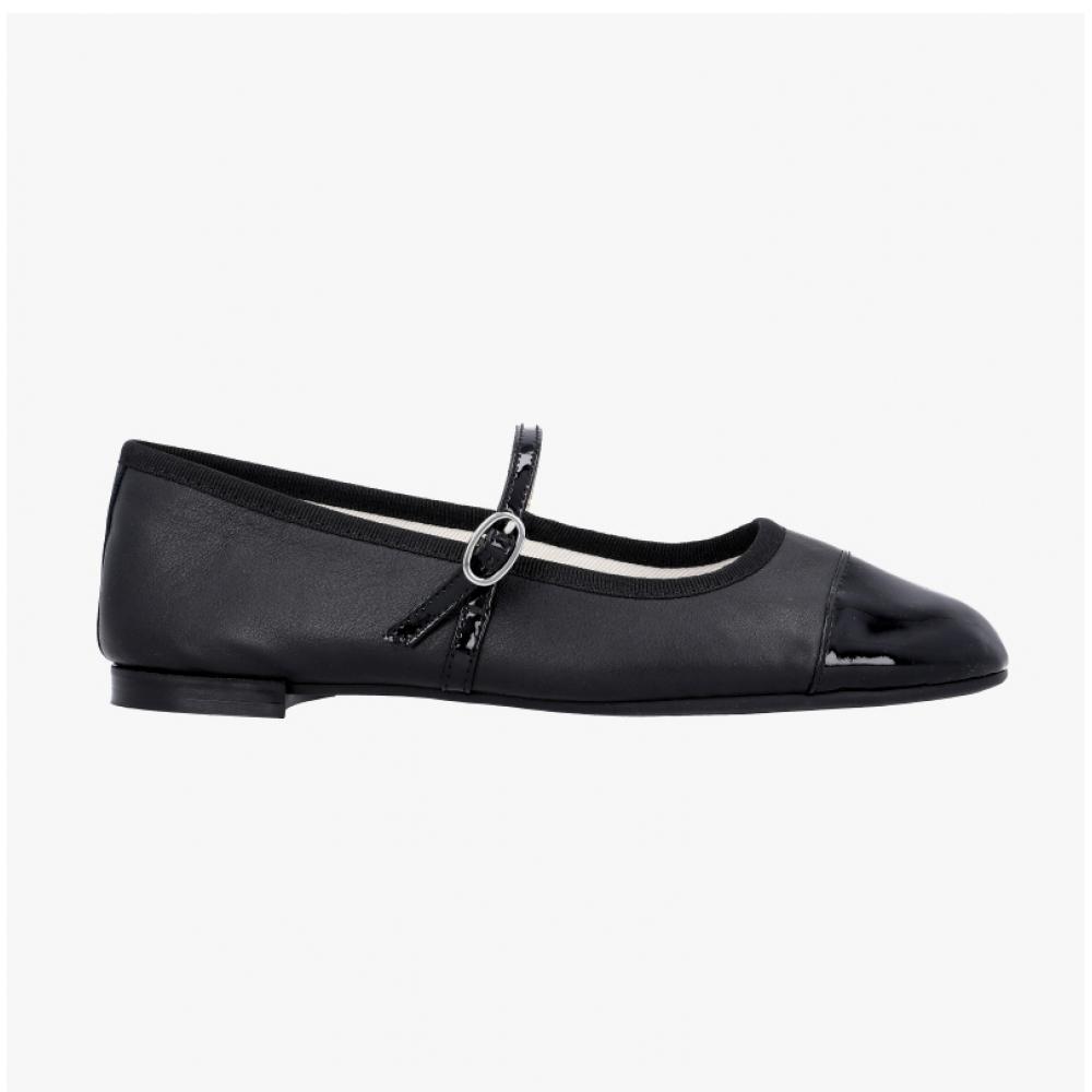 Repetto Georgiana Туфли-балетки с блестящим носком V4222vve410