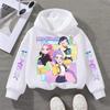 KPop Demon Hunters Cute Print Boys Girls Hooded Sweatshirt Children's Fall and Winter Casual Fashion Warm Pullover Sweatshirt