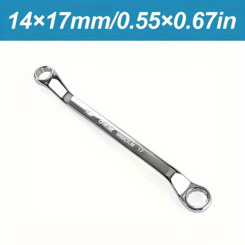 Dual Head Plum Wrench Chrome Vanadium Steel Dual-purpose Wrench Repair Tool Dual Head Wrench