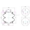Для Firestone A01-760-0335 W217600335 01483436 01483071 Сборка пневмобаллона подвески Полностью новый