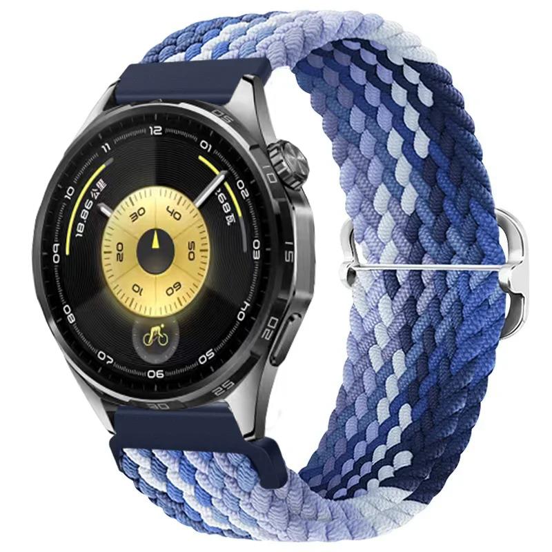 Нейлоновый плетеный ремешок 20/22 мм для Huawei Watch 5 4 3 GT6 Pro GT6-5-4-3 46 мм Эластичный браслет для Amazfit Active 2 Bip 6 Balance 2