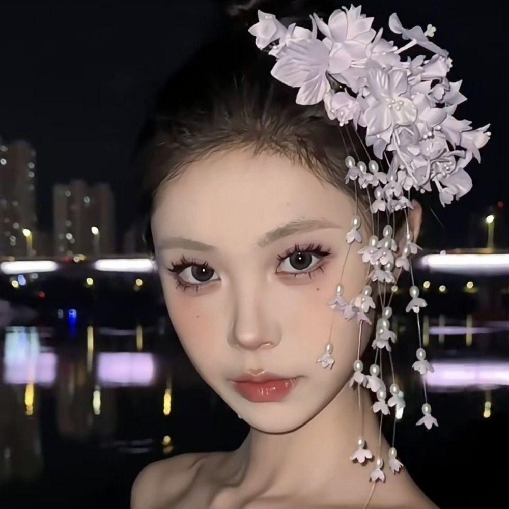 Свадебный головной убор феи роскошные заколки с цветами темпераментный свадебный головной убор аксессуары для волос