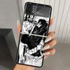 Чехол для телефона Jujutsus Fushiguro Toji из жесткого ПК для Samsung Galaxy Z Flip 7 6 5 4 3 Черный ZFlip7 ZFlip6 Flip5 Flip4 Flip3 5G Печать Co