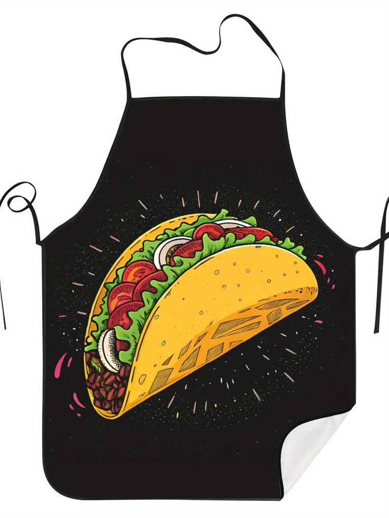 Printed Apron for Taco Cooking for Men And Women